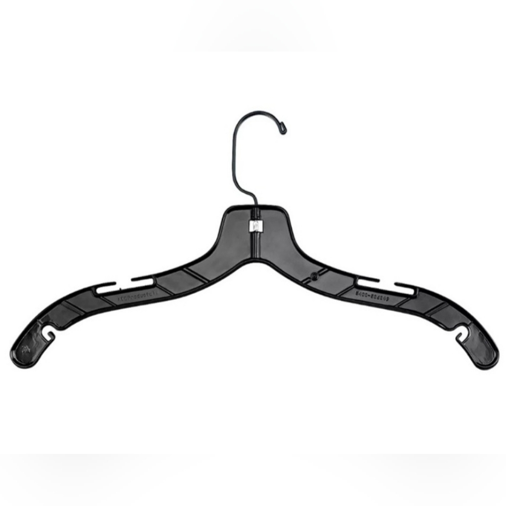 Hangers Black Plastic Boutique Swivel Hook qty 50